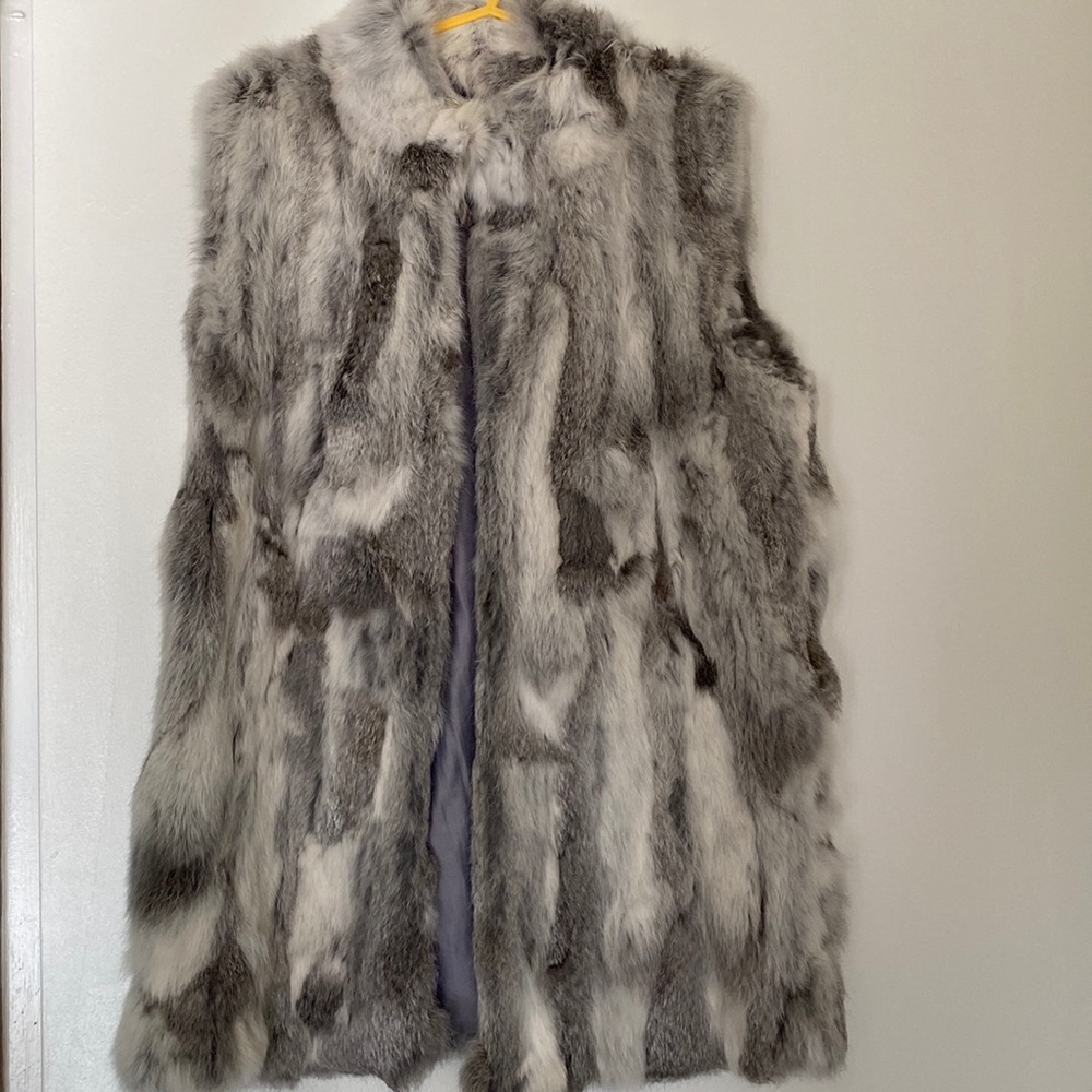 COPY - 🌸100% real Rabbit Fur Vest